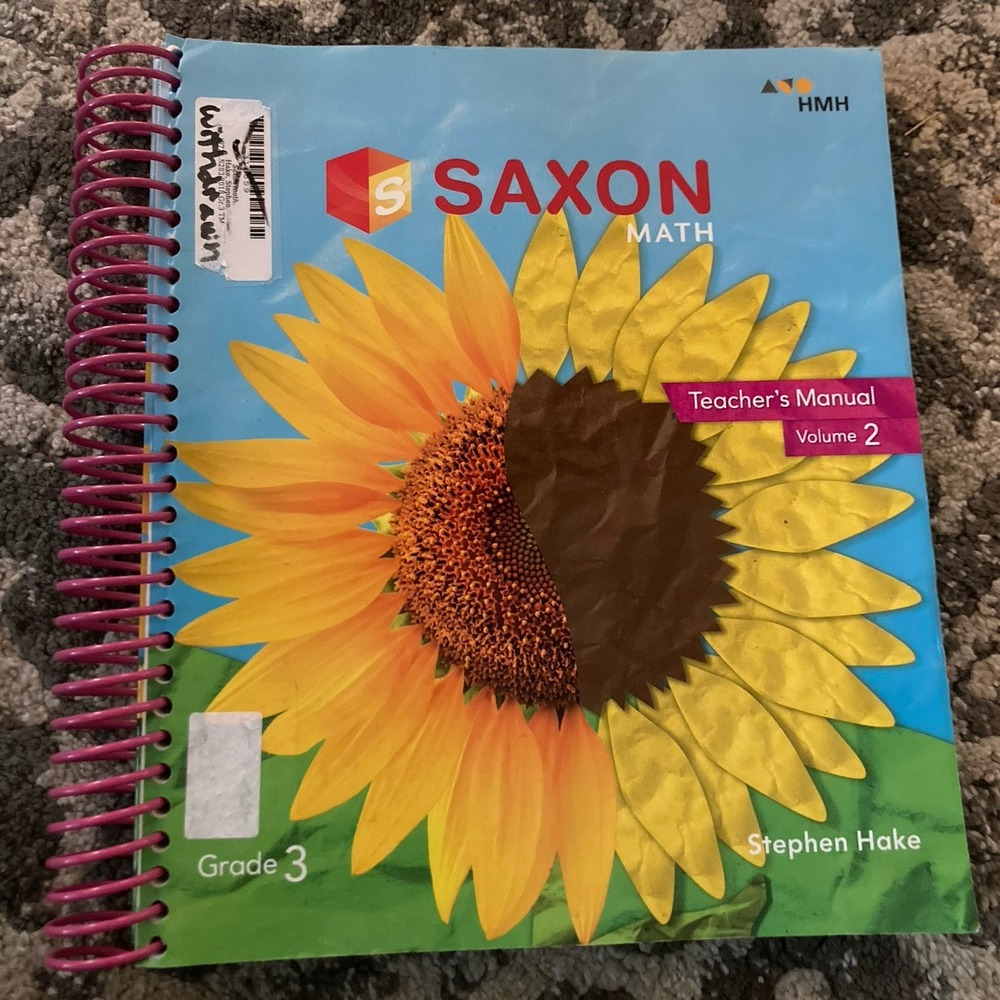 Saxon Math Grade 3 Teachers Manual Volume 2 2018 Edition